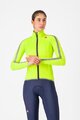 CASTELLI jachetă impermeabilă - ULTRA W RAIN CAPE - verde
