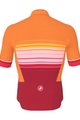 CASTELLI Tricou de ciclism cu mânecă scurtă - SQUADRA GUEST DESIGNER A019 - portocaliu/roșu