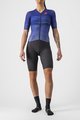 CASTELLI Salopetă de ciclism - PR W SPEED - albastru/mov