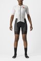 CASTELLI Salopetă de ciclism - FREE SANREMO 2 W - alb/negru