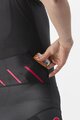 CASTELLI Salopetă de ciclism - FREE SANREMO 2 W - negru/roz