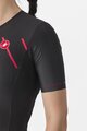 CASTELLI Salopetă de ciclism - FREE SANREMO 2 W - negru/roz