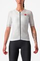 CASTELLI Tricou de ciclism cu mânecă scurtă - FREE SPEED 2W RACE - alb/negru
