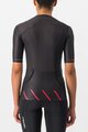 CASTELLI Tricou de ciclism cu mânecă scurtă - FREE SPEED 2W RACE - negru/roz