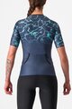 CASTELLI Tricou de ciclism cu mânecă scurtă - FREE SPEED 2W RACE - albastru/turcoaz