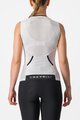 CASTELLI Tricoul de ciclism fără mâneci - FREE W TRI - alb/negru
