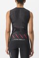 CASTELLI Tricoul de ciclism fără mâneci - FREE W TRI - negru/roz
