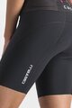 CASTELLI pantaloni scurti - RIDE - RUN W - negru