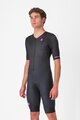 CASTELLI Salopetă de ciclism - CORE TRI SUIT SHORT SLEEVE - negru