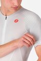 CASTELLI Tricou de ciclism cu mânecă scurtă - FREE SPEED 3 RACE TOP - alb