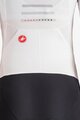 CASTELLI Salopetă de ciclism - FREE SANREMO 3 W SUIT SHORT SLEEVE - alb/argintiu/negru