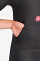 CASTELLI Salopetă de ciclism - CORE TRI W SUIT SHORT SLEEVE - negru