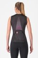 CASTELLI Tricoul de ciclism fără mâneci - FREE SPEED 3 W TOP - negru