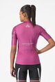 CASTELLI Tricou de ciclism cu mânecă scurtă - #GIRO107 COMPETIZIONE W - ciclamen