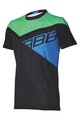 BBB Tricou de ciclism cu mânecă scurtă - GRAVITY - albastru/verde/negru