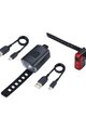 BBB set de lumini - STUD STRAP COMBO - negru