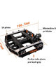 TATZE pedale - MC-AIR TITAN - negru