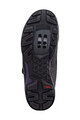 LEATT Pantofi de ciclism - PROCLIP 6.0 W - negru/mov