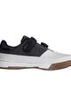 LEATT Pantofi de ciclism - PROCLIP 5.0 - alb/negru