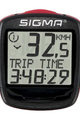 SIGMA SPORT tahometru - 1200 BASELINE 015 - roșu/negru