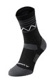 VAUDE Șosete clasice de ciclism - MID II - negru/alb