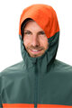VAUDE jachetă impermeabilă - MOAB RAIN  - verde/roșu