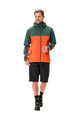VAUDE jachetă impermeabilă - MOAB RAIN  - verde/roșu