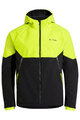 VAUDE Jachetă rezistentă la vânt de ciclism - QIMSA SOFTSHELL - negru/galben
