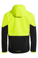 VAUDE Jachetă rezistentă la vânt de ciclism - QIMSA SOFTSHELL - negru/galben