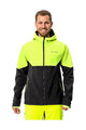 VAUDE Jachetă rezistentă la vânt de ciclism - QIMSA SOFTSHELL - negru/galben