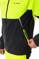 VAUDE Jachetă rezistentă la vânt de ciclism - QIMSA SOFTSHELL - negru/galben