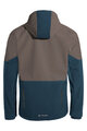 VAUDE Jachetă rezistentă la vânt de ciclism - QIMSA SOFTSHELL - maro/albastru
