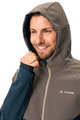 VAUDE Jachetă rezistentă la vânt de ciclism - QIMSA SOFTSHELL - maro/albastru