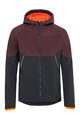 VAUDE Jachetă rezistentă la vânt de ciclism - QIMSA SOFTSHELL - bordo/negru