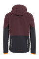 VAUDE Jachetă rezistentă la vânt de ciclism - QIMSA SOFTSHELL - bordo/negru