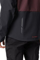 VAUDE Jachetă rezistentă la vânt de ciclism - QIMSA SOFTSHELL - bordo/negru