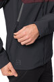 VAUDE Jachetă rezistentă la vânt de ciclism - QIMSA SOFTSHELL - bordo/negru