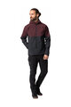 VAUDE Jachetă rezistentă la vânt de ciclism - QIMSA SOFTSHELL - bordo/negru