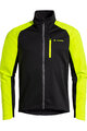 VAUDE Jachetă rezistentă la vânt de ciclism - POSTA SOFTSHELL VI - galben/negru