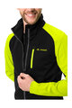 VAUDE Jachetă rezistentă la vânt de ciclism - POSTA SOFTSHELL VI - galben/negru