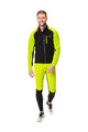VAUDE Jachetă rezistentă la vânt de ciclism - POSTA SOFTSHELL VI - galben/negru
