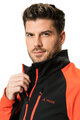 VAUDE Jachetă rezistentă la vânt de ciclism - POSTA SOFTSHELL VI - roșu/negru