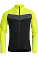 VAUDE Tricou de cilism pentru iarnă cu mânecă lungă - POSTA LS - galben/negru