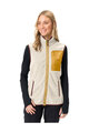 VAUDE Vestă de ciclism - ROSEMOOR FLEECE - fildeş/galben