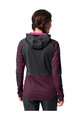 VAUDE Tricou de cilism pentru iarnă cu mânecă lungă - QUIMSA LS - bordo/roz/negru