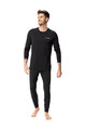 VAUDE Tricou de ciclism cu mânecă lungă - MONVISO MERINO - negru