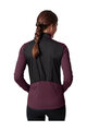 VAUDE Tricou de cilism pentru iarnă cu mânecă lungă - POSTA LS - bordo/negru