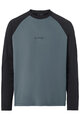 VAUDE Tricou de ciclism cu mânecă lungă de vară - LOAMER - gri/negru