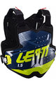 LEATT protecție spate și piept - CHEST PROTECTOR 1.5 TORQUE - negru/albastru/galben