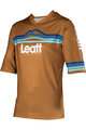 LEATT Tricou de ciclism cu mânecă scurtă - MTB ENDURO 3.0 - maro